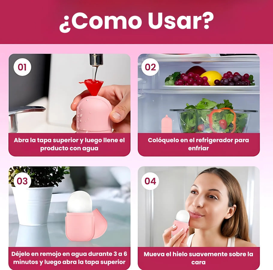 Zenova™ Rodillo de Hielo Facial