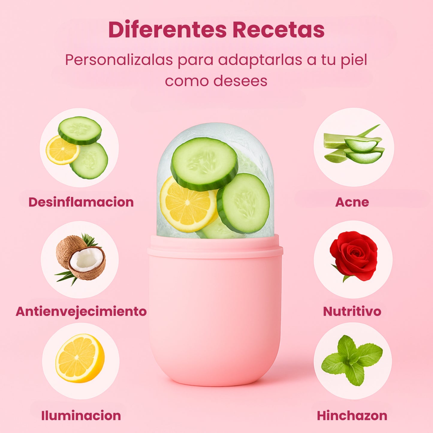 Zenova™ Rodillo de Hielo Facial